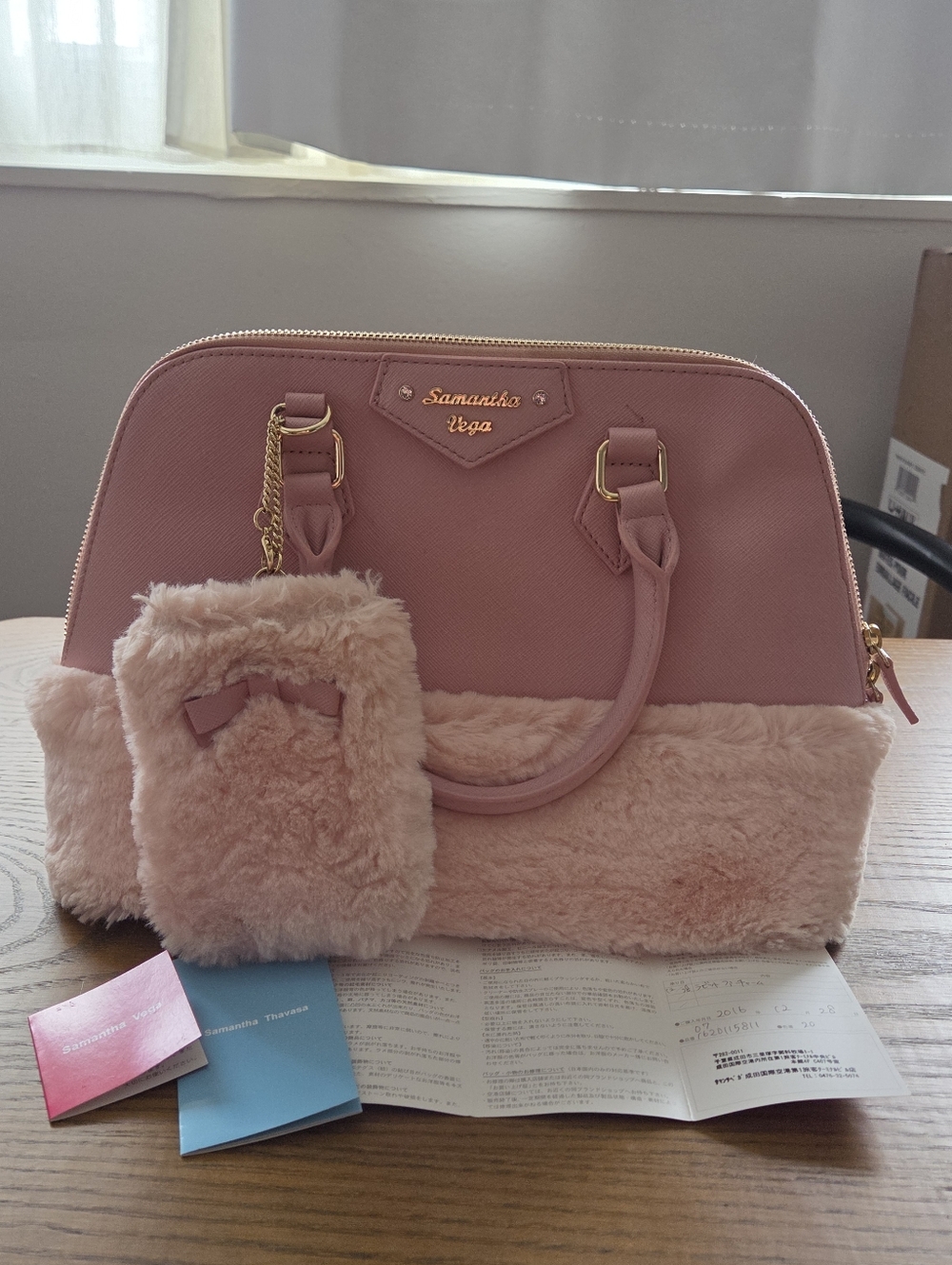 Samantha Vega Fur Lady Azel handbag